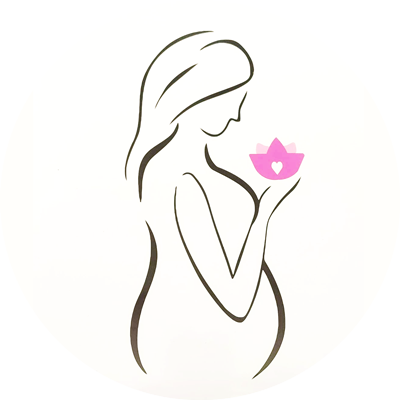 Ilustración de salud femenina con una flor